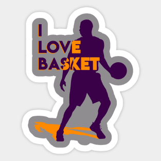 BASKET LOVERS Sticker